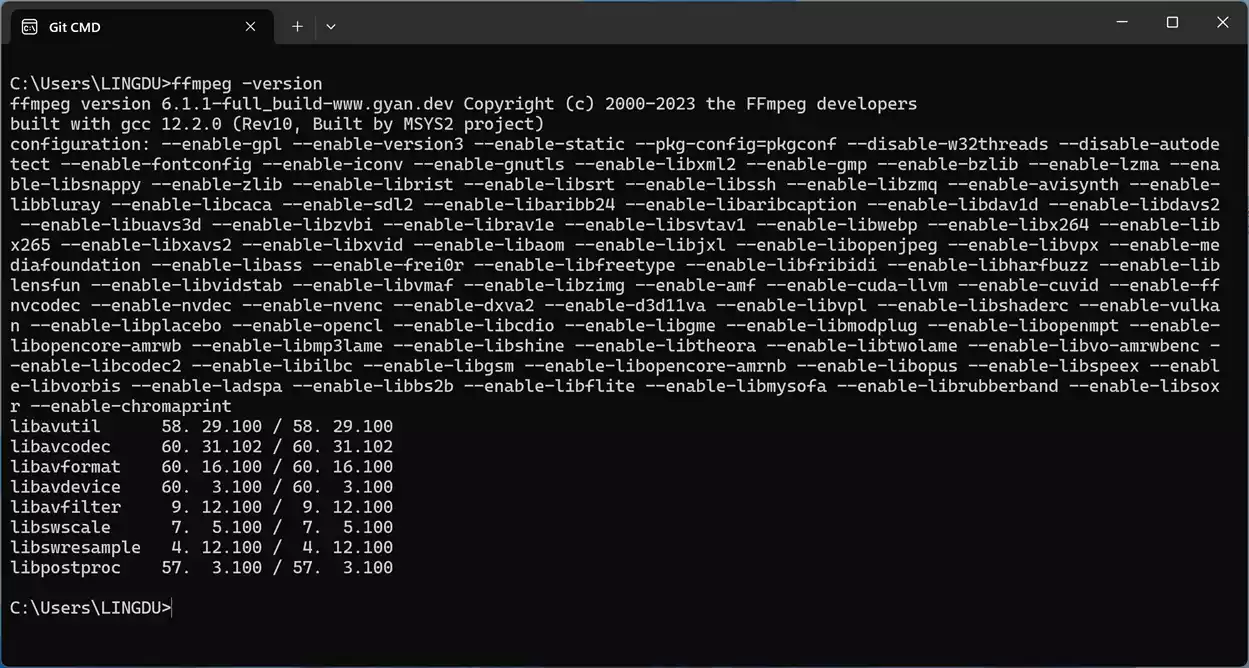 FFmpeg 安装教程详解FFmpeg下载安装方法 6