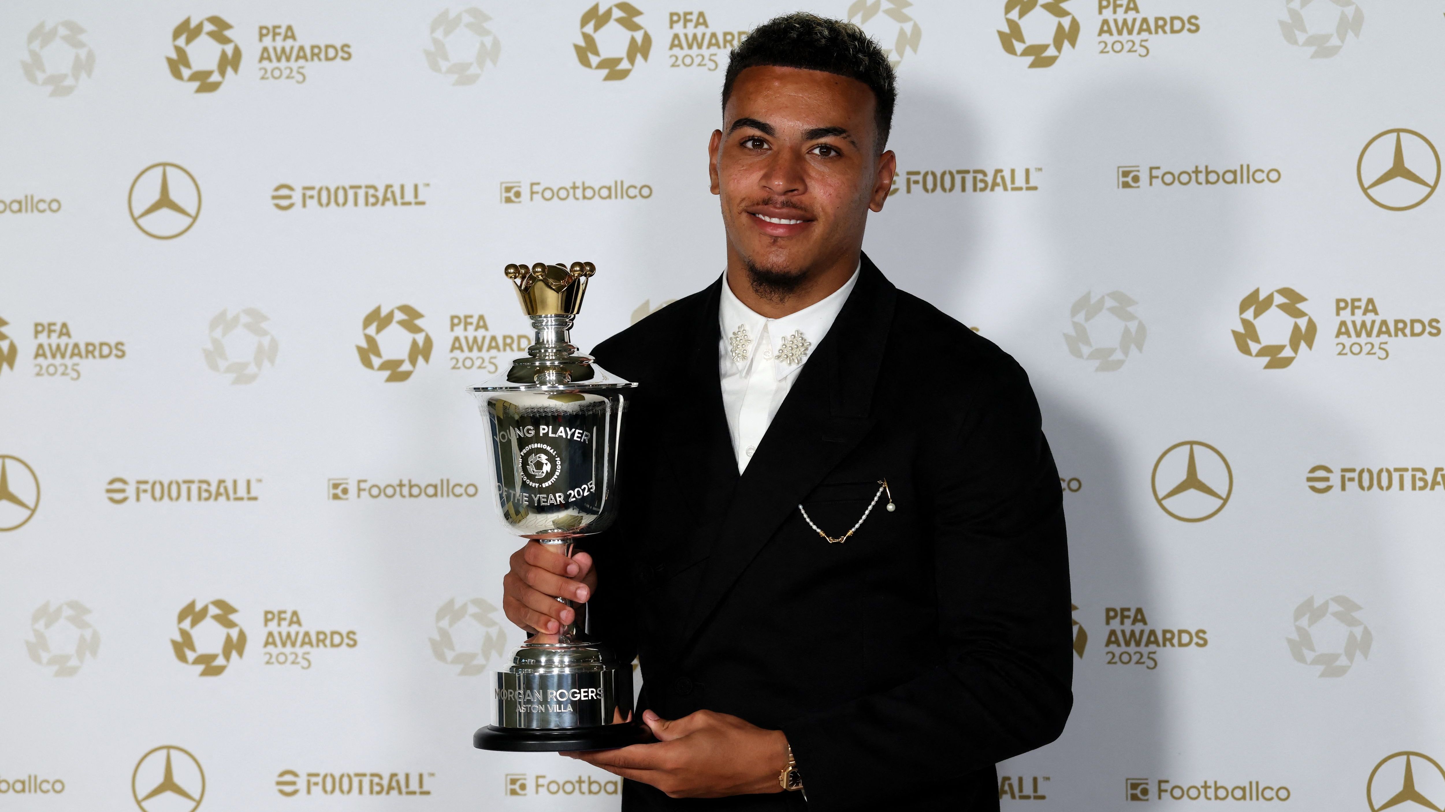 Morgan Rogers Named PFA Young Player of the Year: Aston Villa and England Star Outshines Myles Lewis-Skelly, Liam Delap, and Milos Kerkez After Exceptional Season