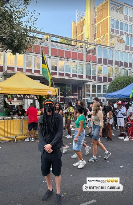 Chelsea Star Cole Palmer Attends Notting Hill Carnival in Disguise Inspired by His Caribbean Heritage