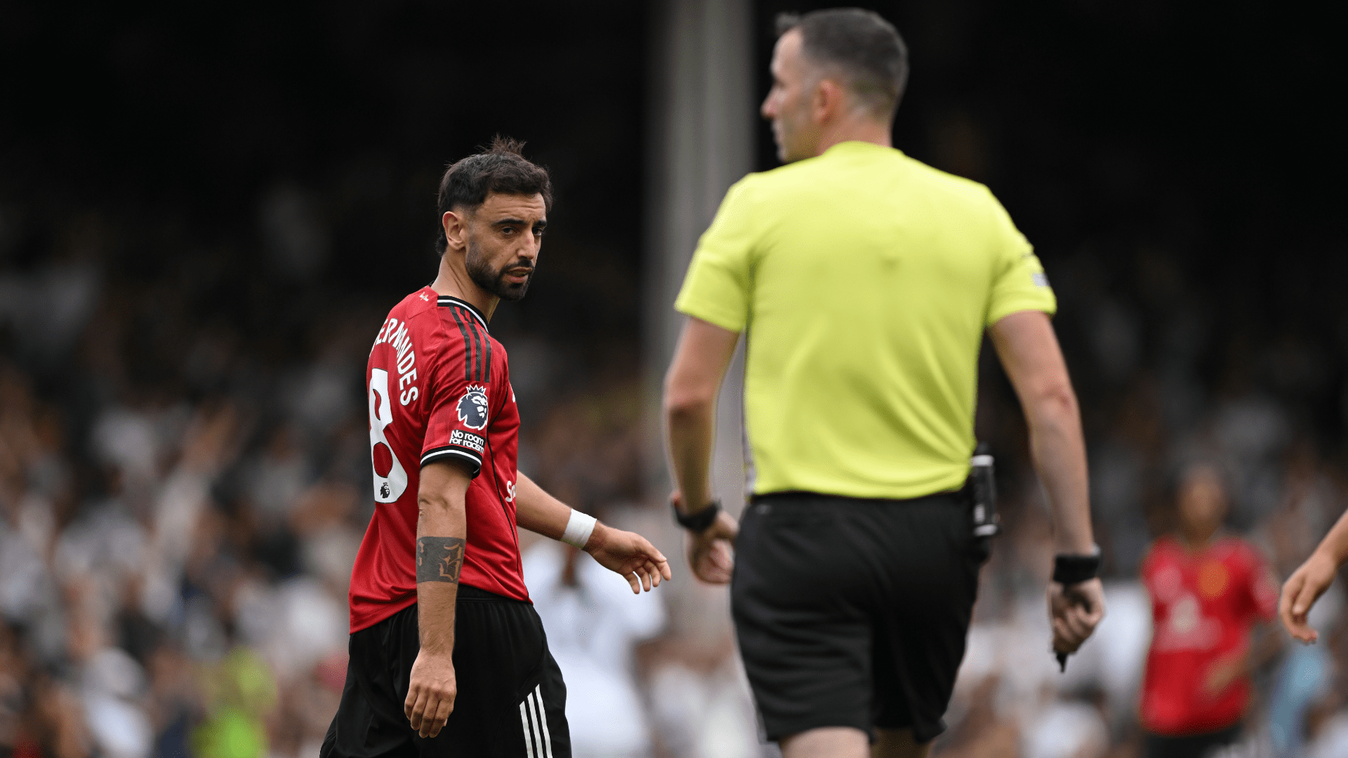 Bruno Fernandes Criticized for Emotional Response to Referee Incident Prior to Missed Penalty Against Fulham