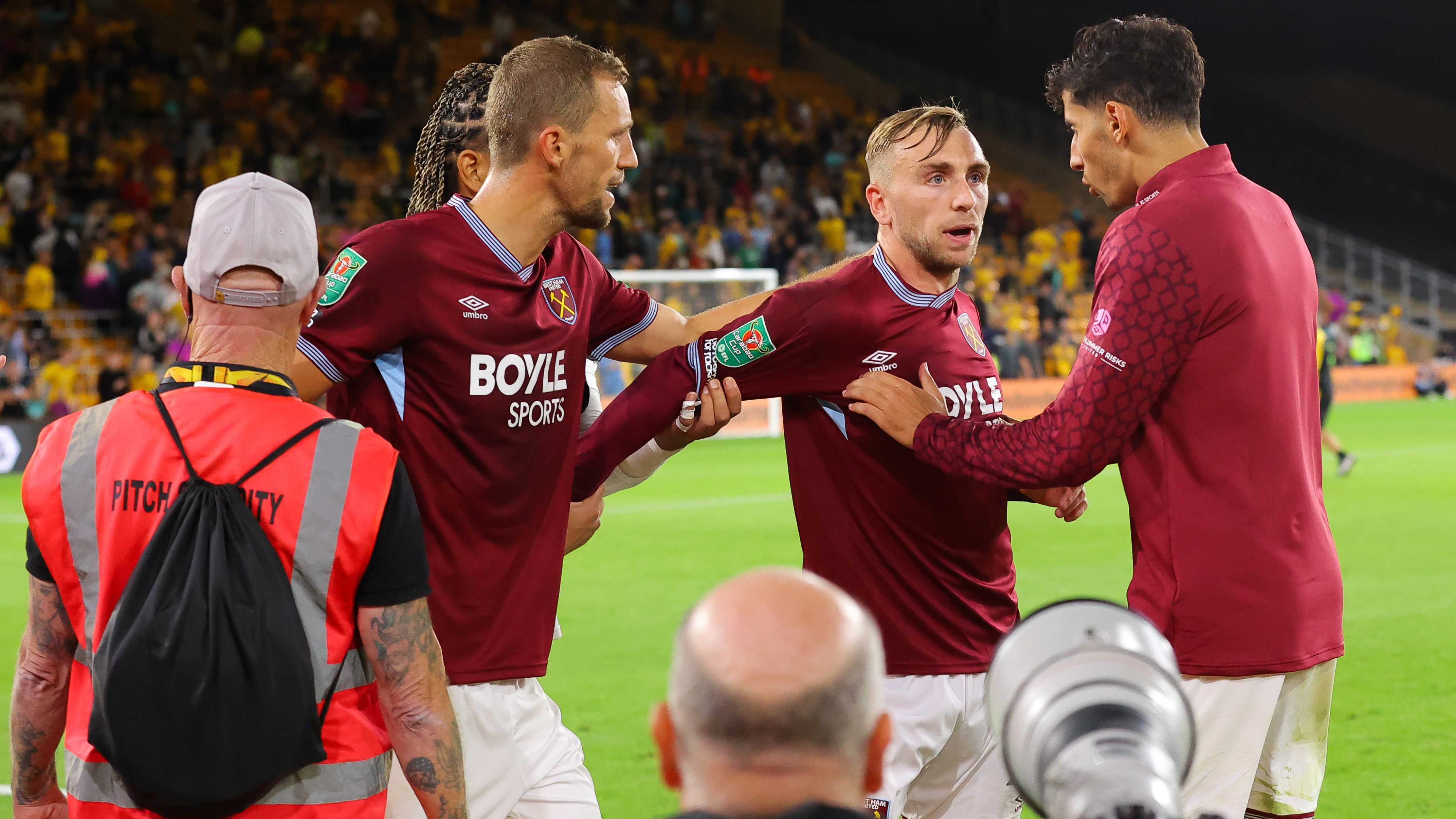 'I need to set a better example' – Jarrod Bowen apologises for furious outburst at West Ham fan after Carabao Cup defeat to Wolves