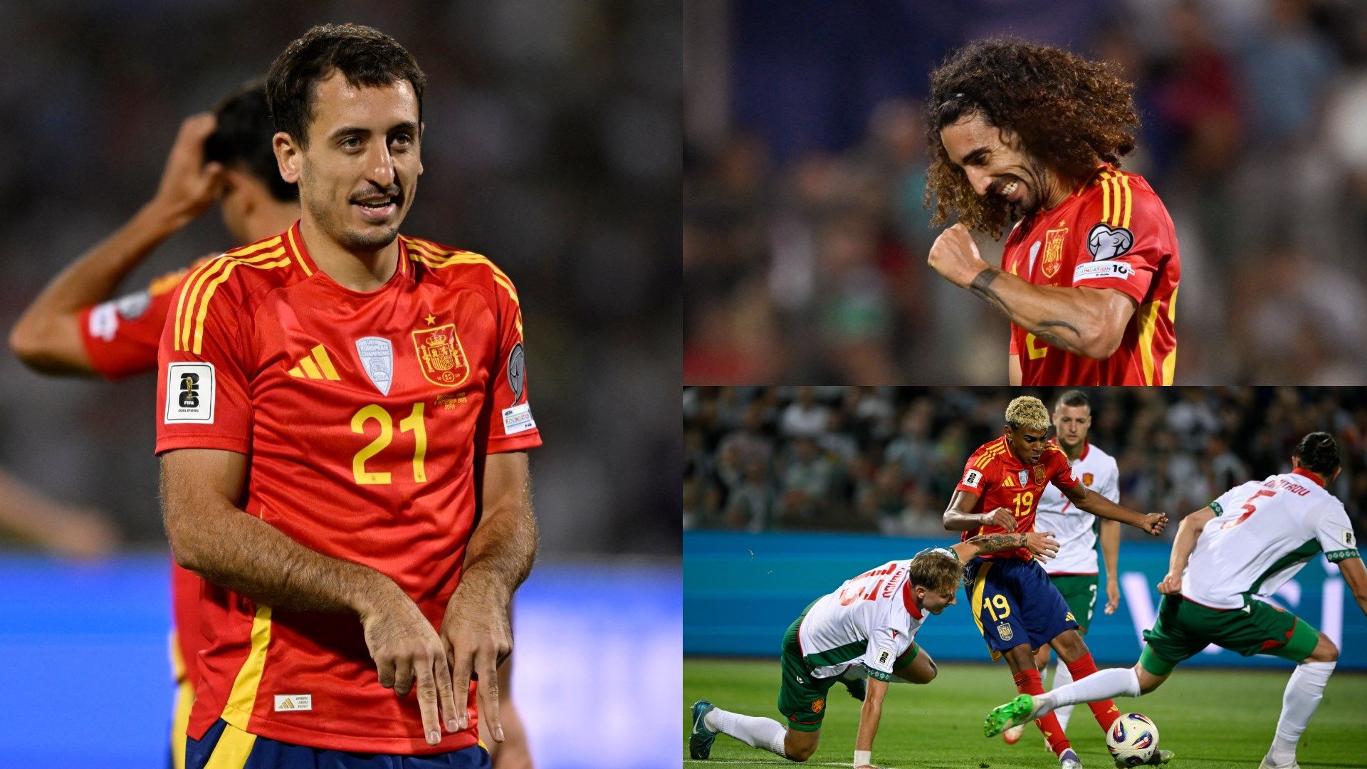 Calificaciones de los jugadores de España vs. Bulgaria: Lamine Yamal brilla en la contundente victoria de los campeones de Europa en su primer partido de clasificación para el Mundial, con goles de Mikel Merino, Marc Cucurella y Mikel Oyarzabal.