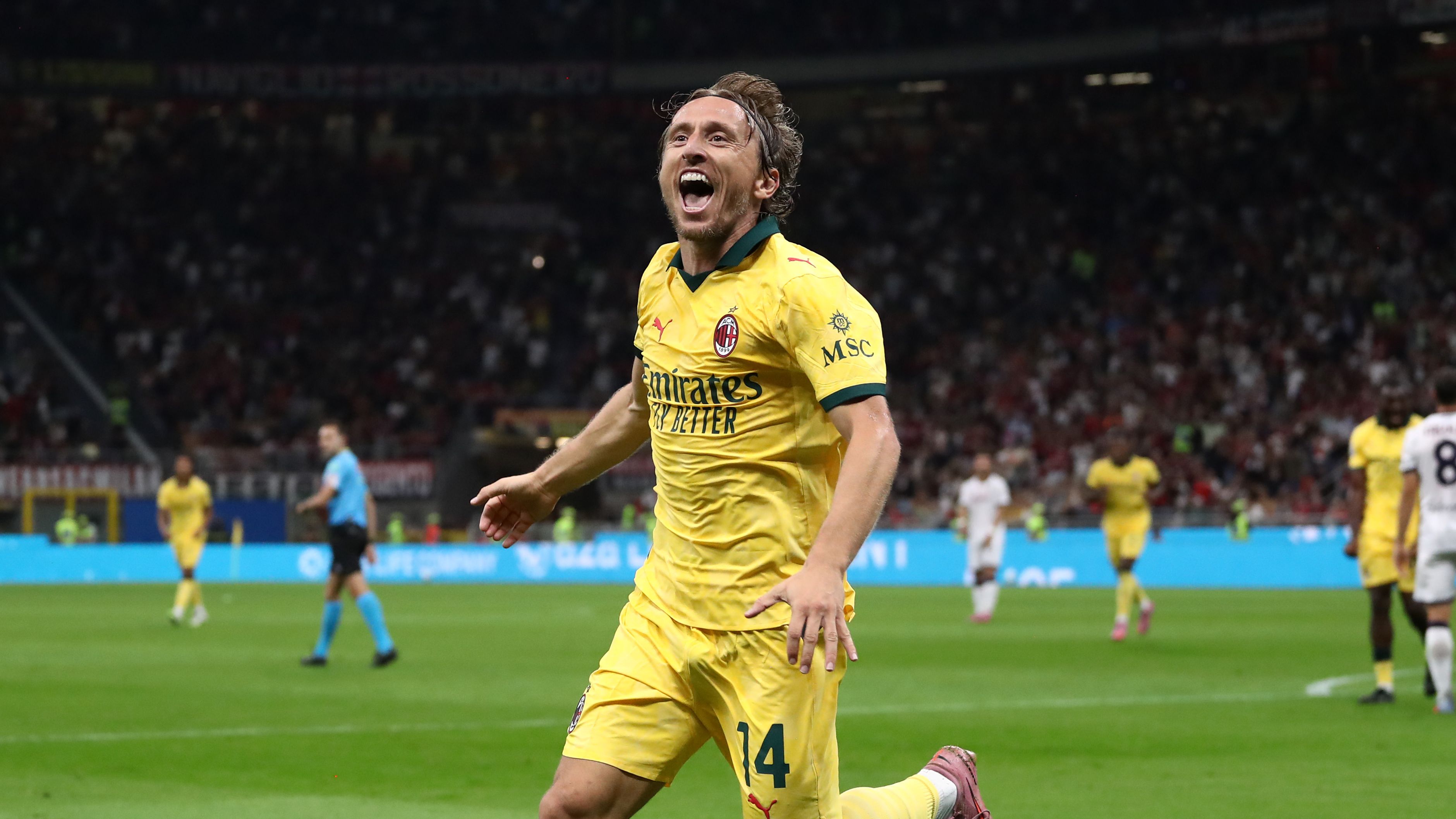 'Stop reminding me of my age' – Record-breaking Luka Modric hits back with historic first AC Milan goal after his 40th birthday
