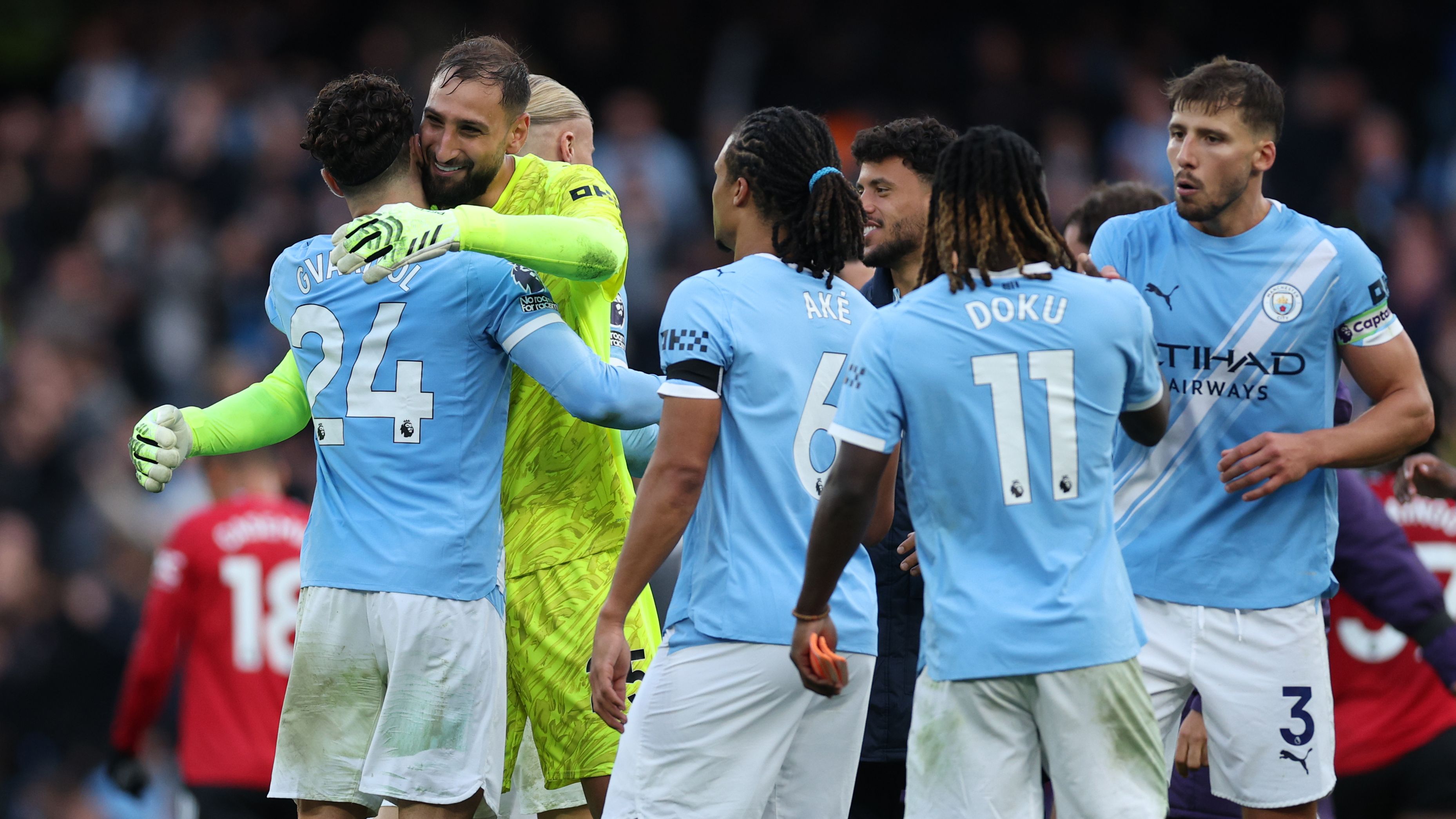 'Have a nice evening!' – Erling Haaland trolls Man Utd with picture of Man of the Match award and a steak after derby day heroics for Man City