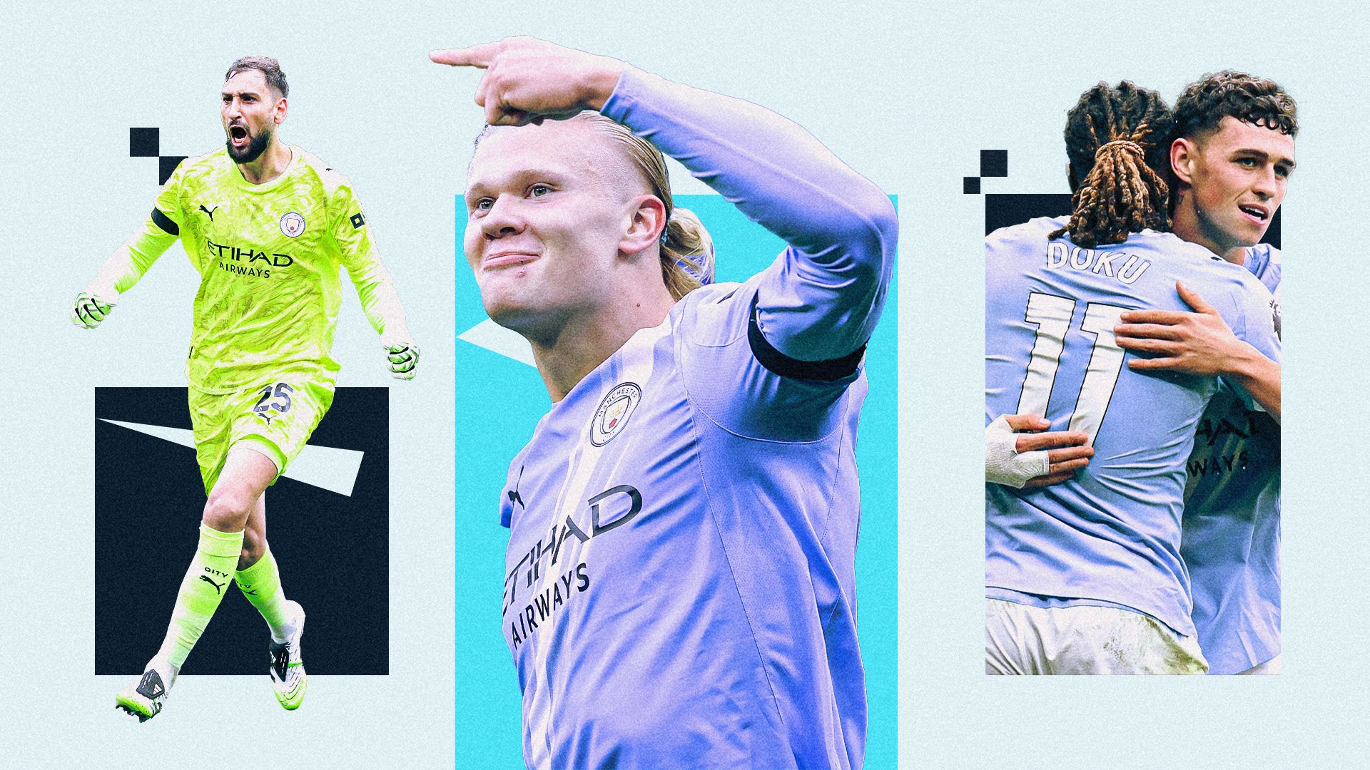 Man City player ratings vs Man Utd: Erling Haaland dominates on derby day as Phil Foden, Jeremy Doku and Gigi Donnarumma all impress in easy win over rivals