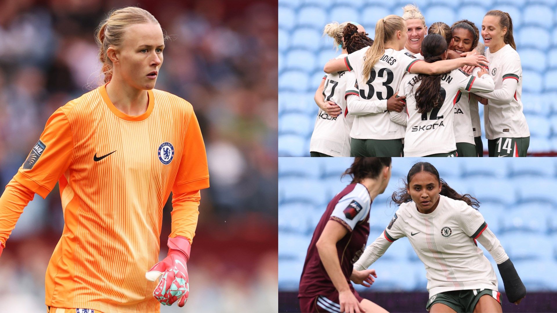 Chelsea Women's Player Ratings vs. Aston Villa: Hannah Hampton's Heroics Preserve Perfect WSL Record as Sam Kerr Scores on Return and USWNT Star Alyssa Thompson Delivers Impressive Debut